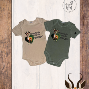 Gebore in die land van die springbok Onesie